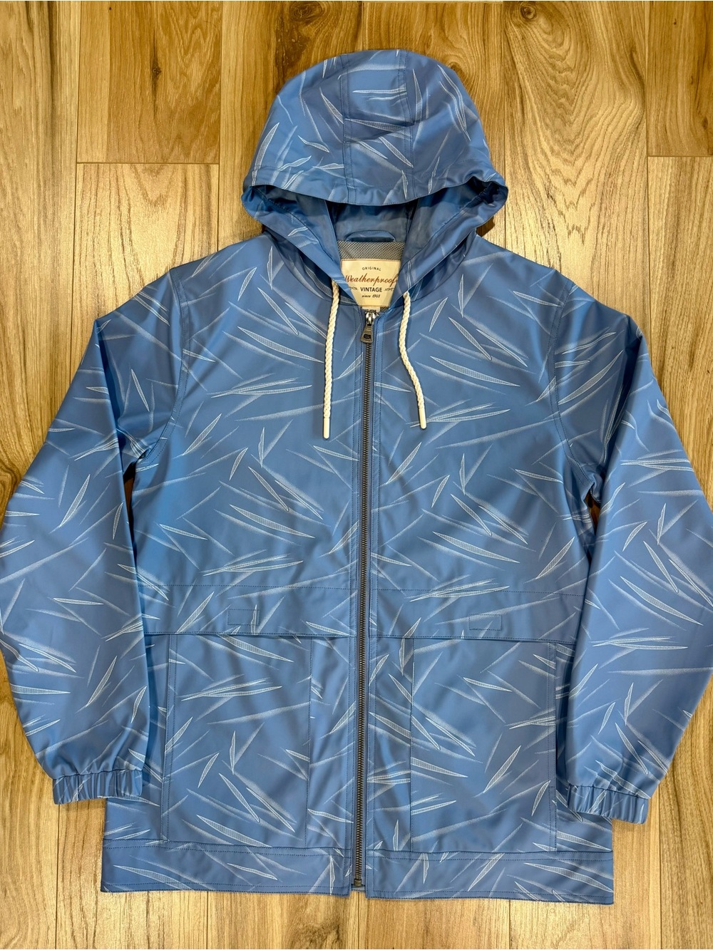 Weatherproof Vintage Women’s Hooded Rain Jacket Slicker Size S